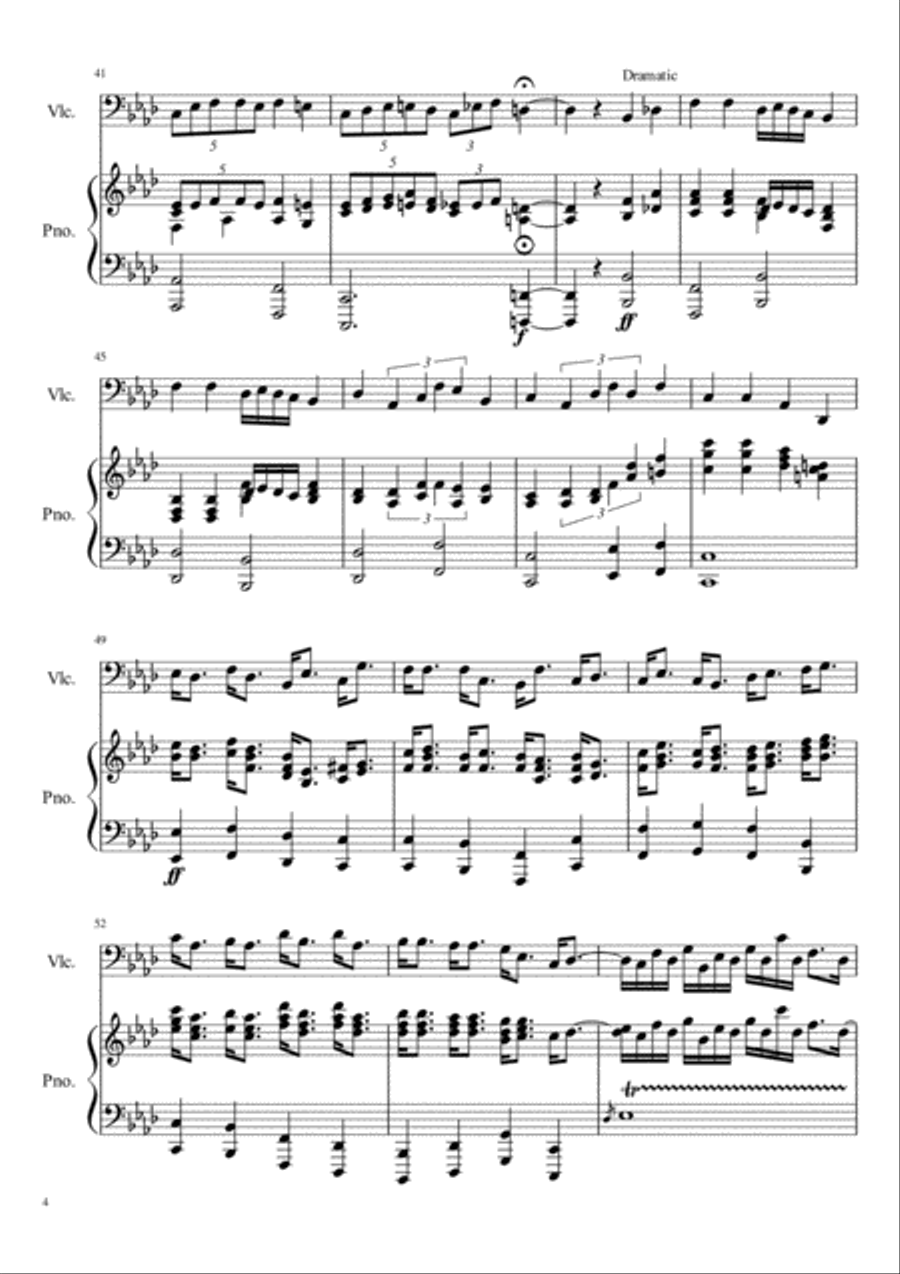 Amputate Piano scores gallery preview page 4