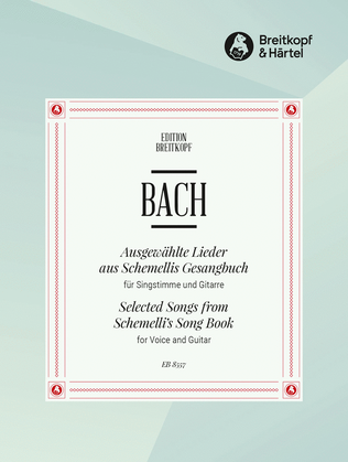 Book cover for Selected Songs from Schemelli's Song Book