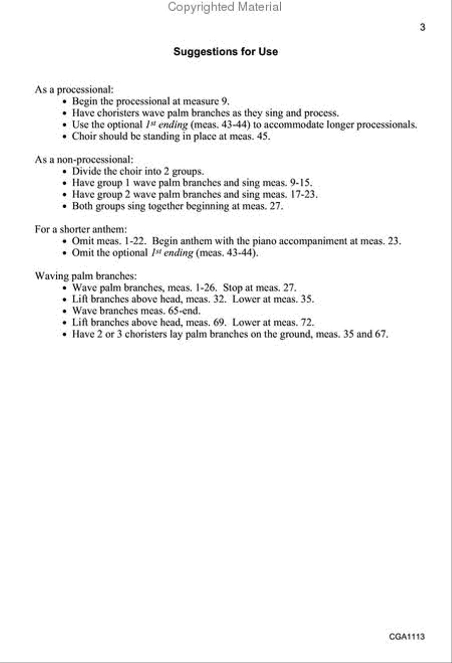 Bring Palm Branches 2-Part scores gallery preview page 2