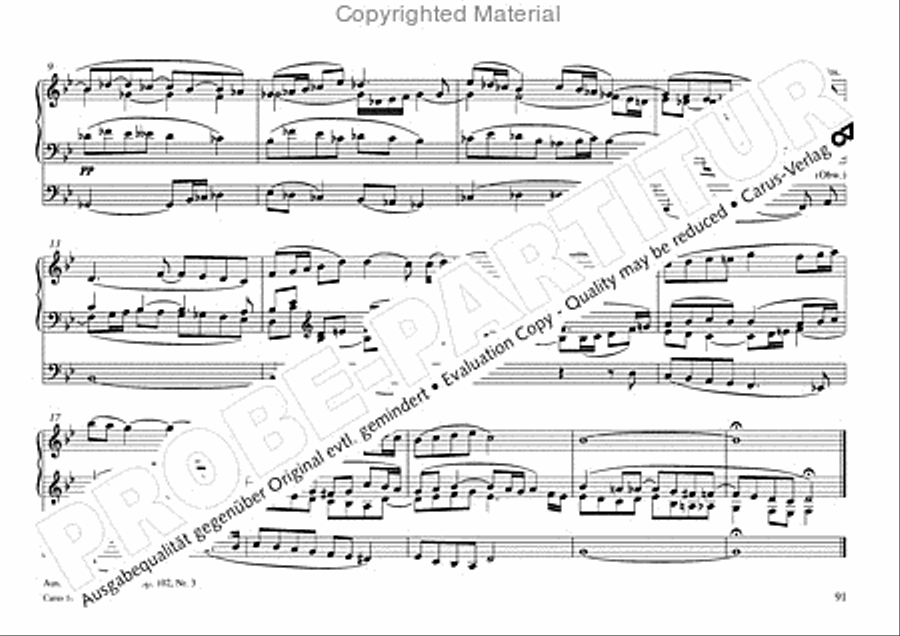 Freiburger Orgelbuch: Stammteil Organ Solo scores gallery preview page 92