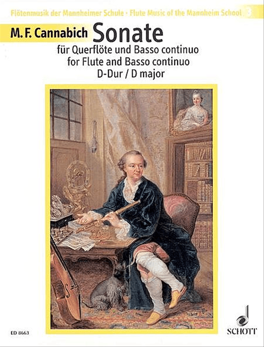 Sonata in D Major Sonata in D Major Flute Solo scores gallery preview page 1