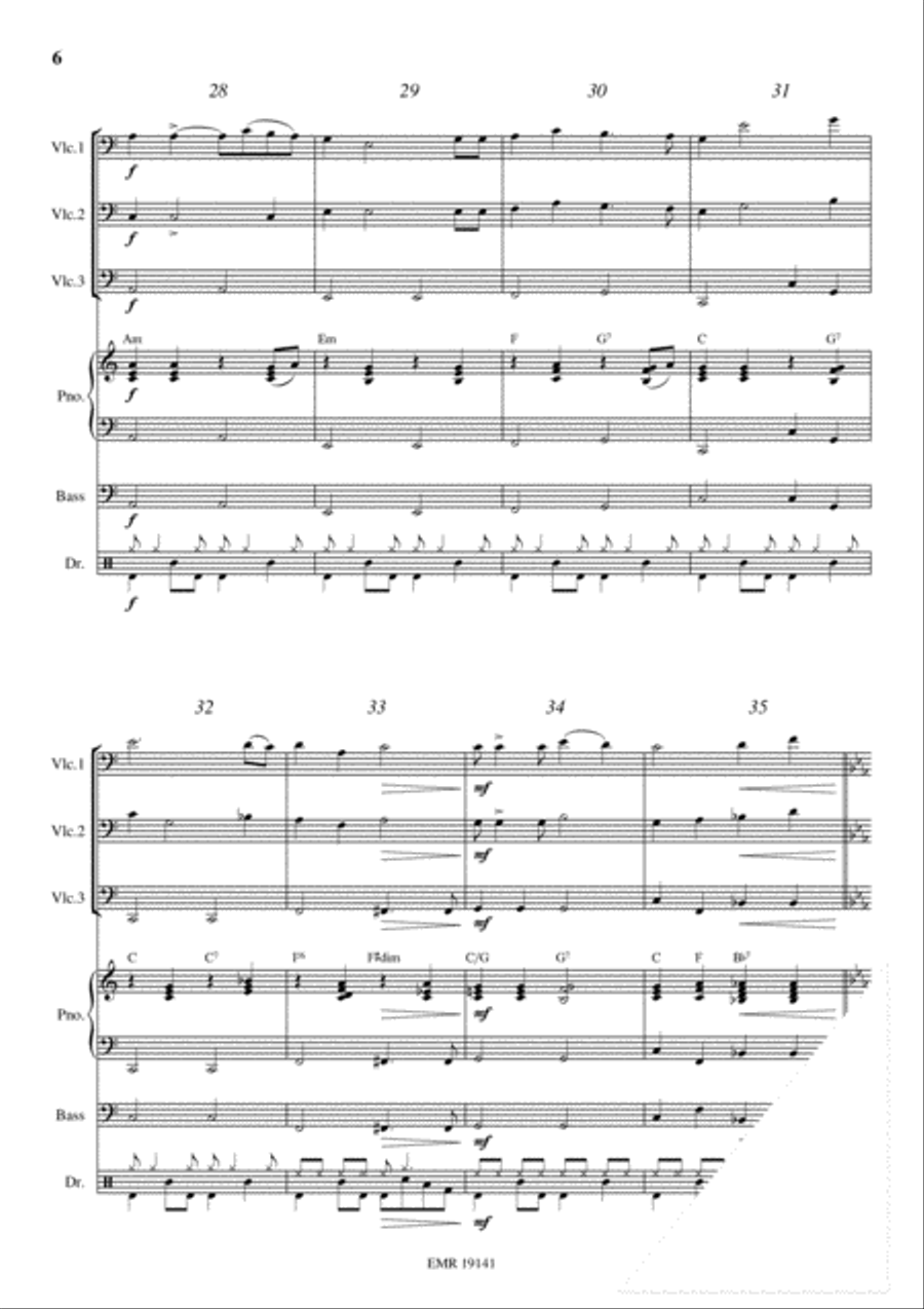 Deep River Cello scores gallery preview page 6
