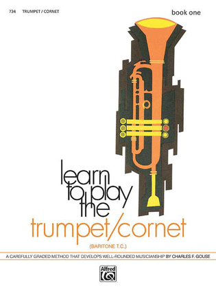 Book cover for Learn to Play Trumpet/Cornet, Baritone T.C., Book 1