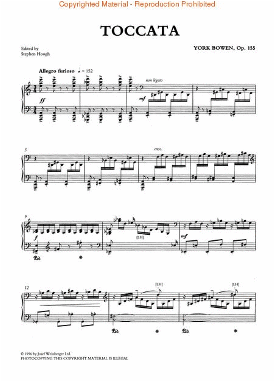 Toccata, Op. 155 Piano Solo scores gallery preview page 2