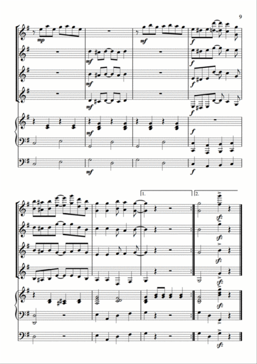 The Entertainer The Entertainer Set of Parts scores gallery preview page 8
