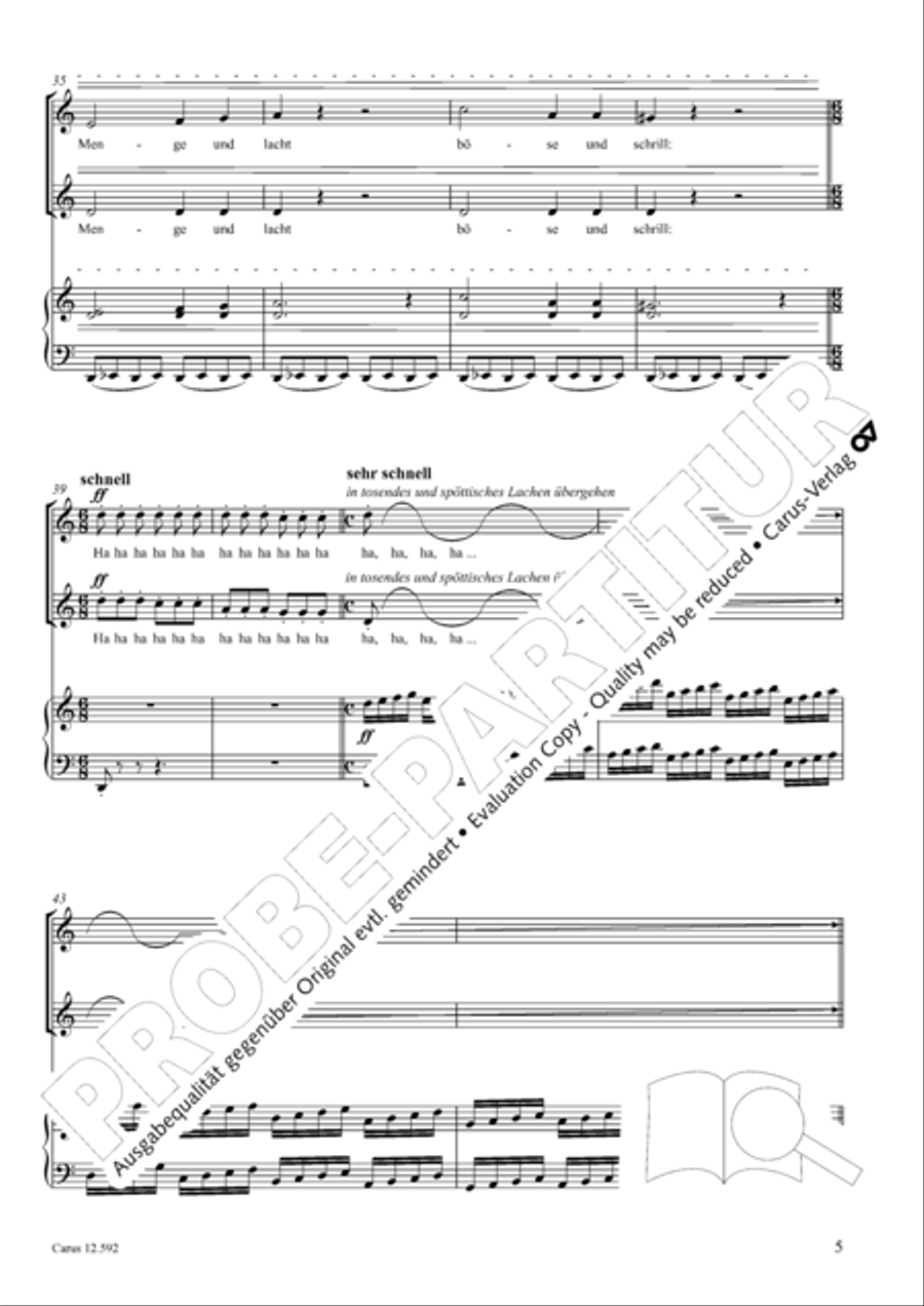 Eulenspiegeleien op. 146. Drei Eulenspiegelszenen Collection / Songbook scores gallery preview page 6