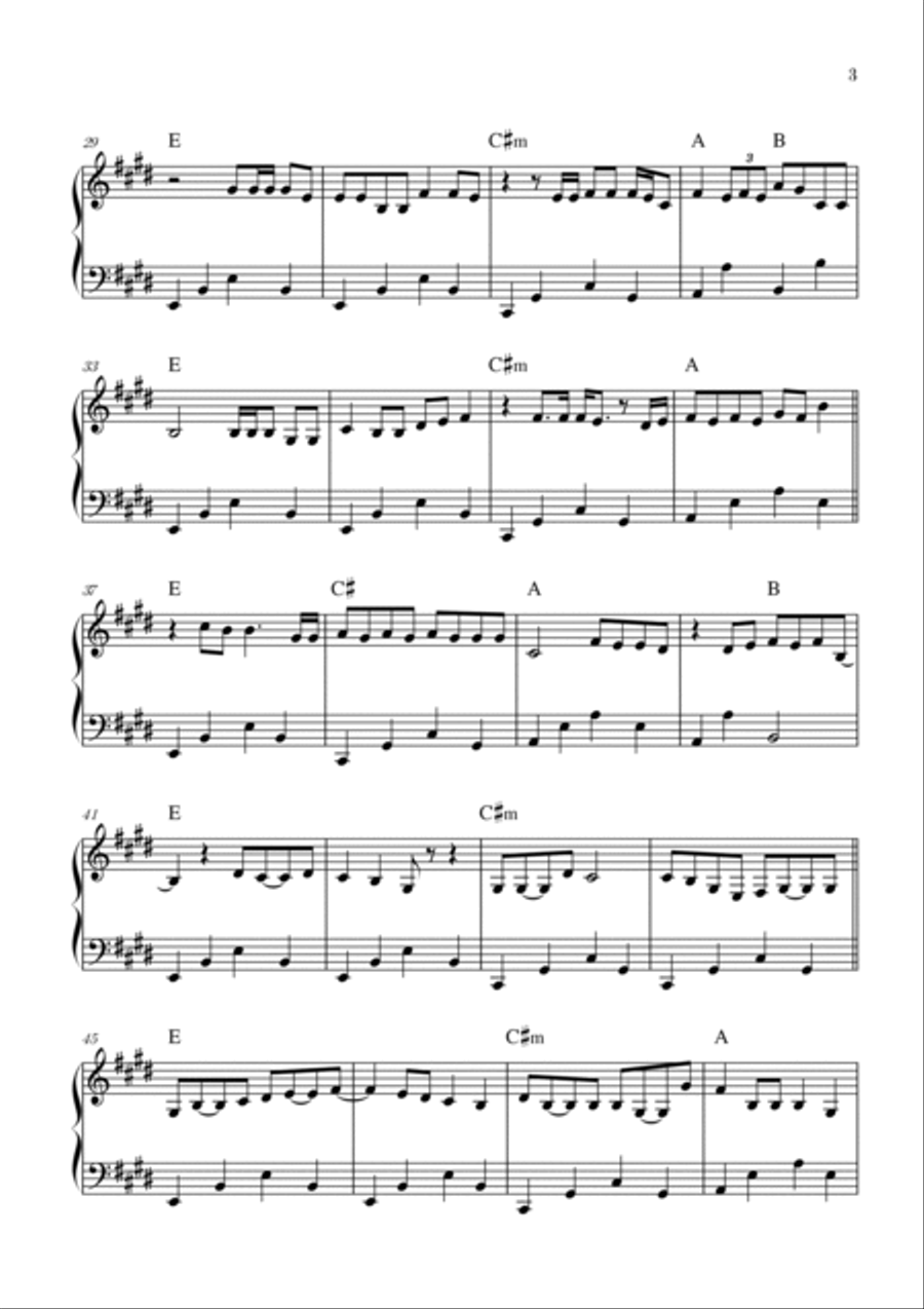 Good Days Piano Solo scores gallery preview page 3