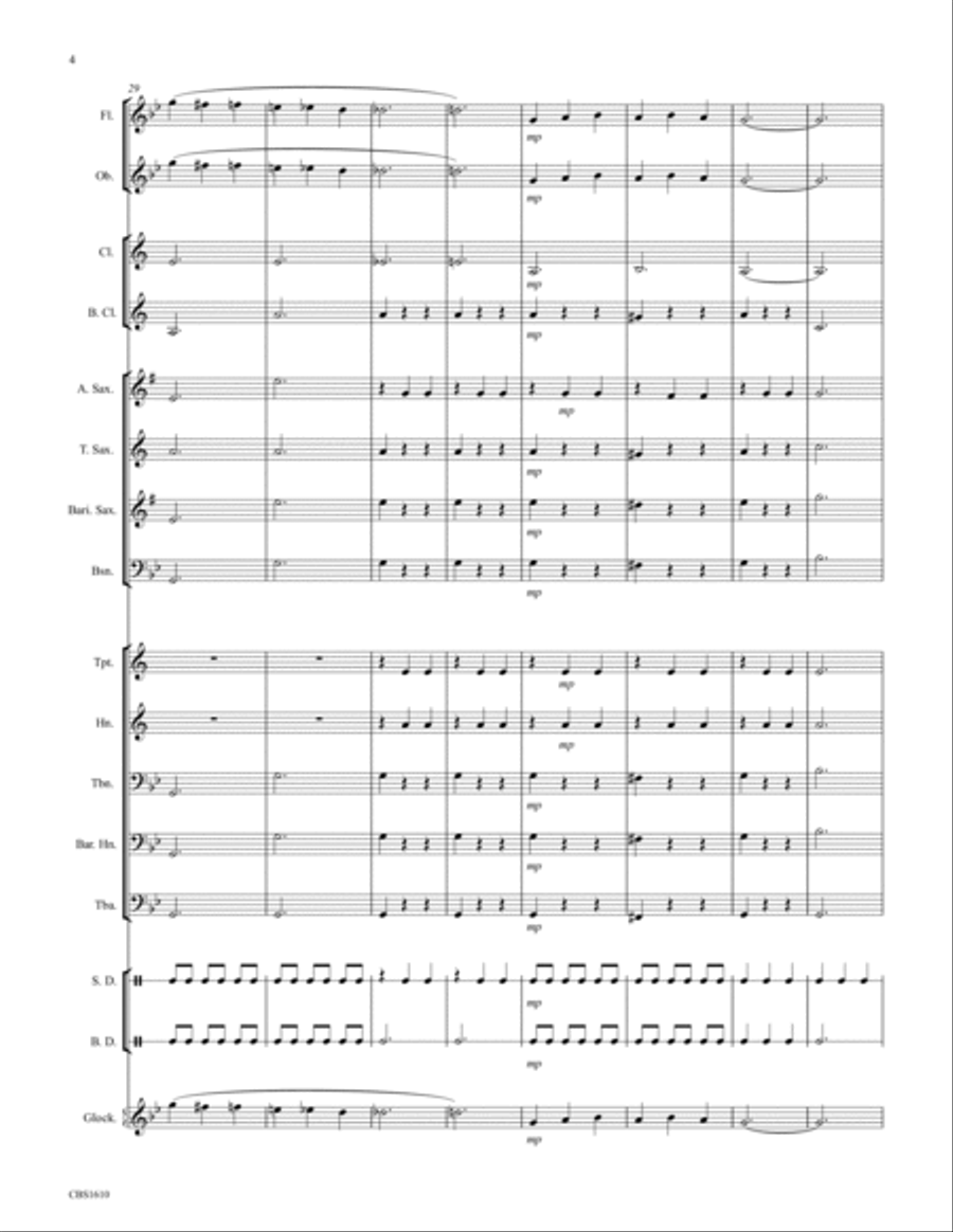 Creepy Carnival Concert Band scores gallery preview page 6