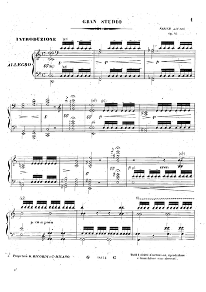 Ricordi di Napoli No. 2 Il Mandolino, op. 84 by Elias Parish Alvars Harp - Digital Sheet Music