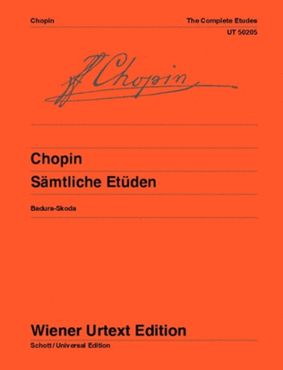 Book cover for The Complete Etudes, Op. 10 / Op. 25