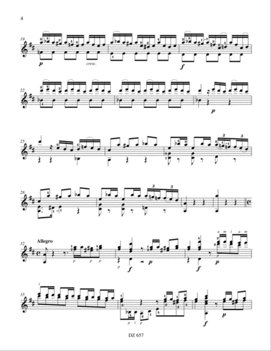 L'Italiana in Algeri Classical Guitar scores gallery preview page 4