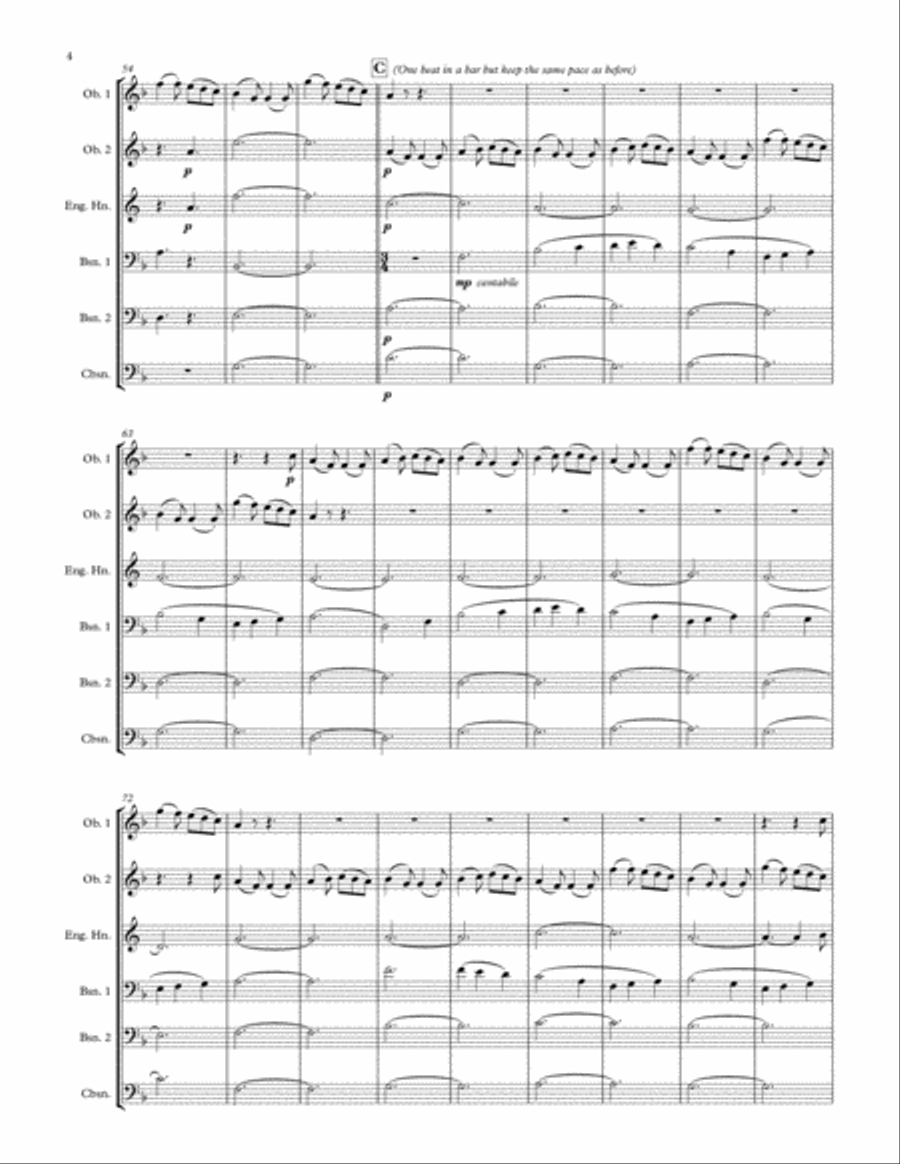 Fantasia on the "Dargason" from Second Suite in F (for Double Reed Choir) image number null