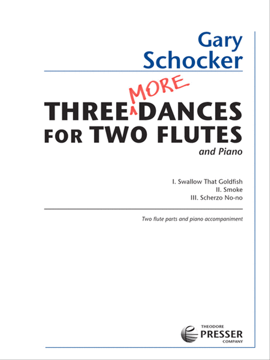 Three More Dances Flute Duet scores gallery preview page 1