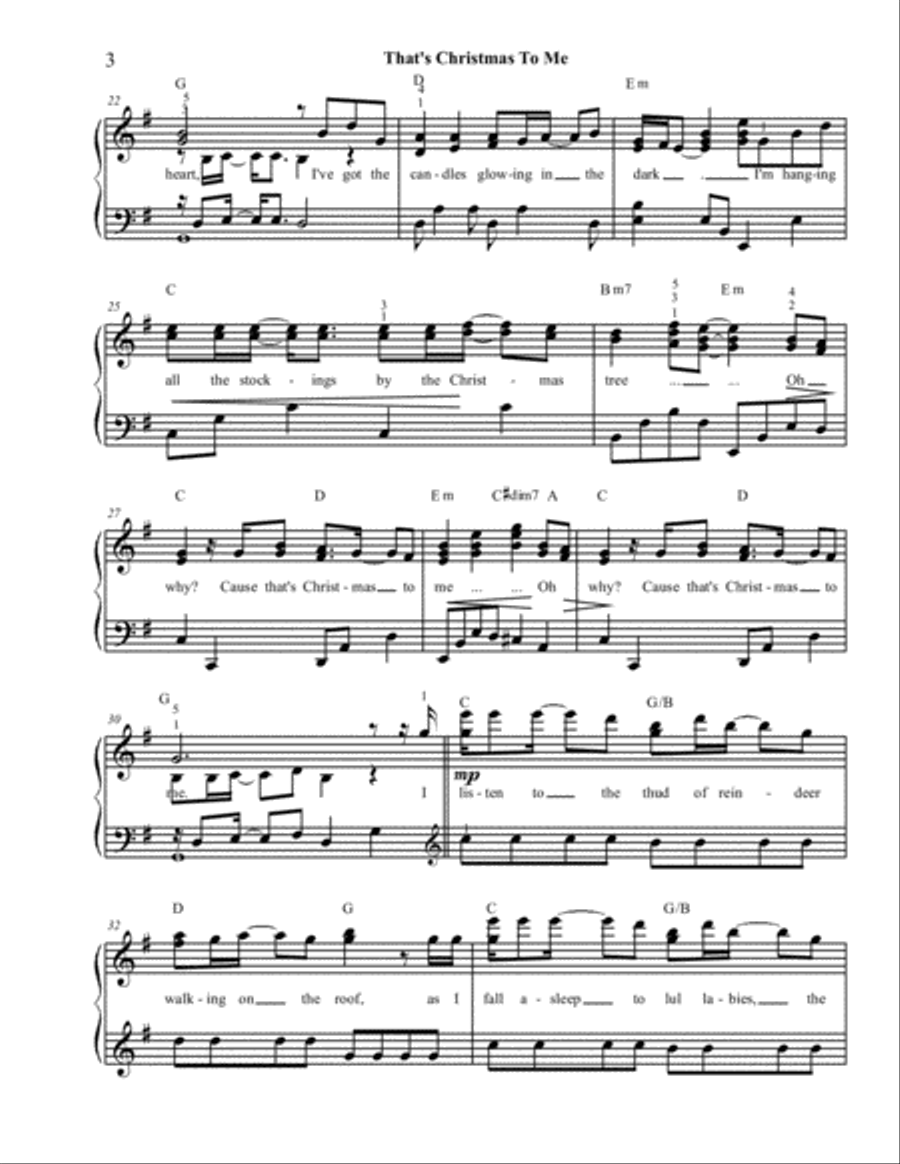 That's Christmas To Me Voice scores gallery preview page 4