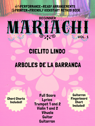 Book cover for Beginner Mariachi: Volume 1