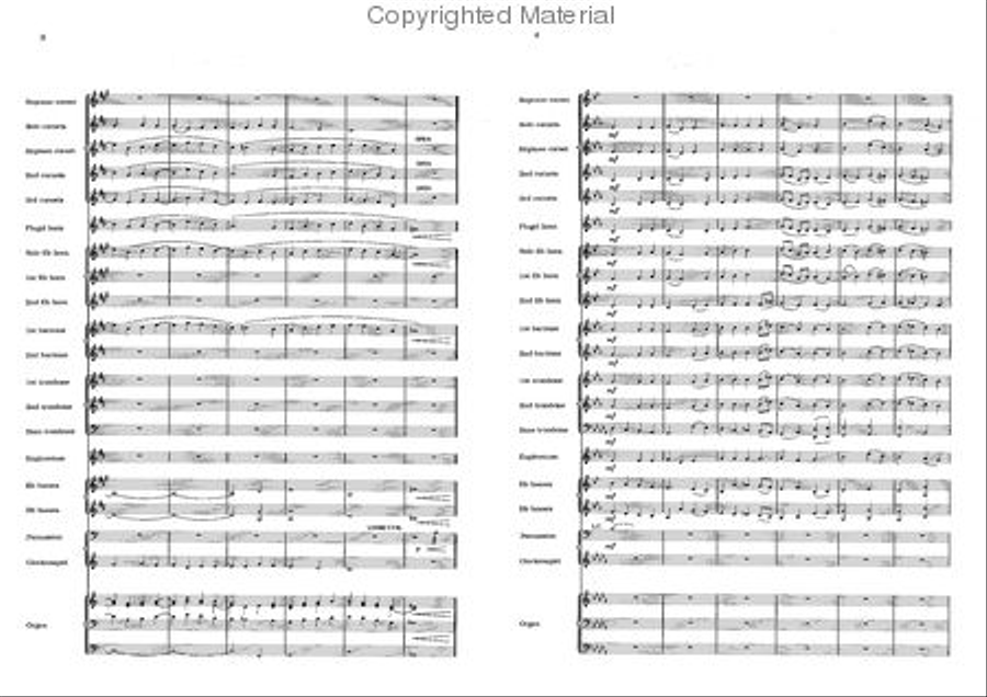 Deilig er Jorden Brass Band scores gallery preview page 3