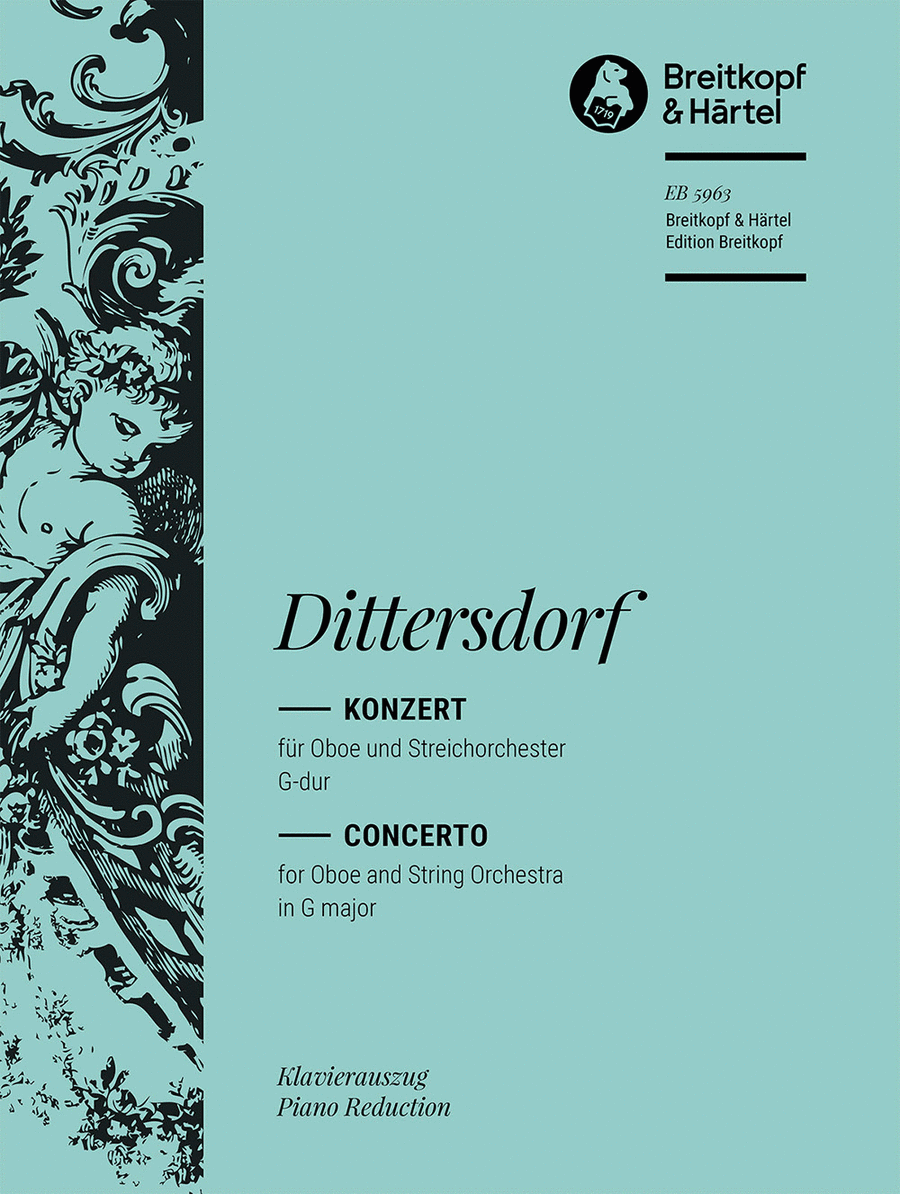 Oboe Concerto in G major Piano scores gallery preview page 1