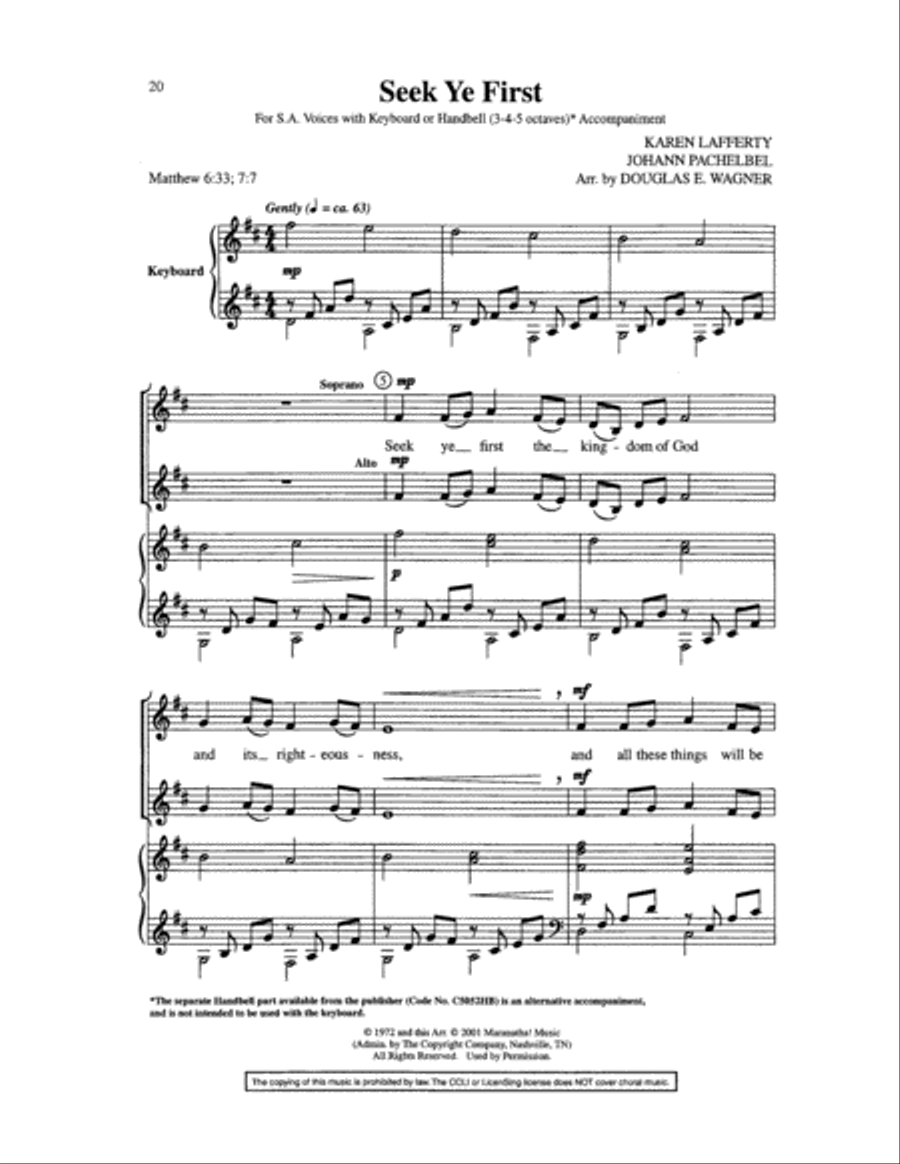 Women in Song 1 Choir scores gallery preview page 21
