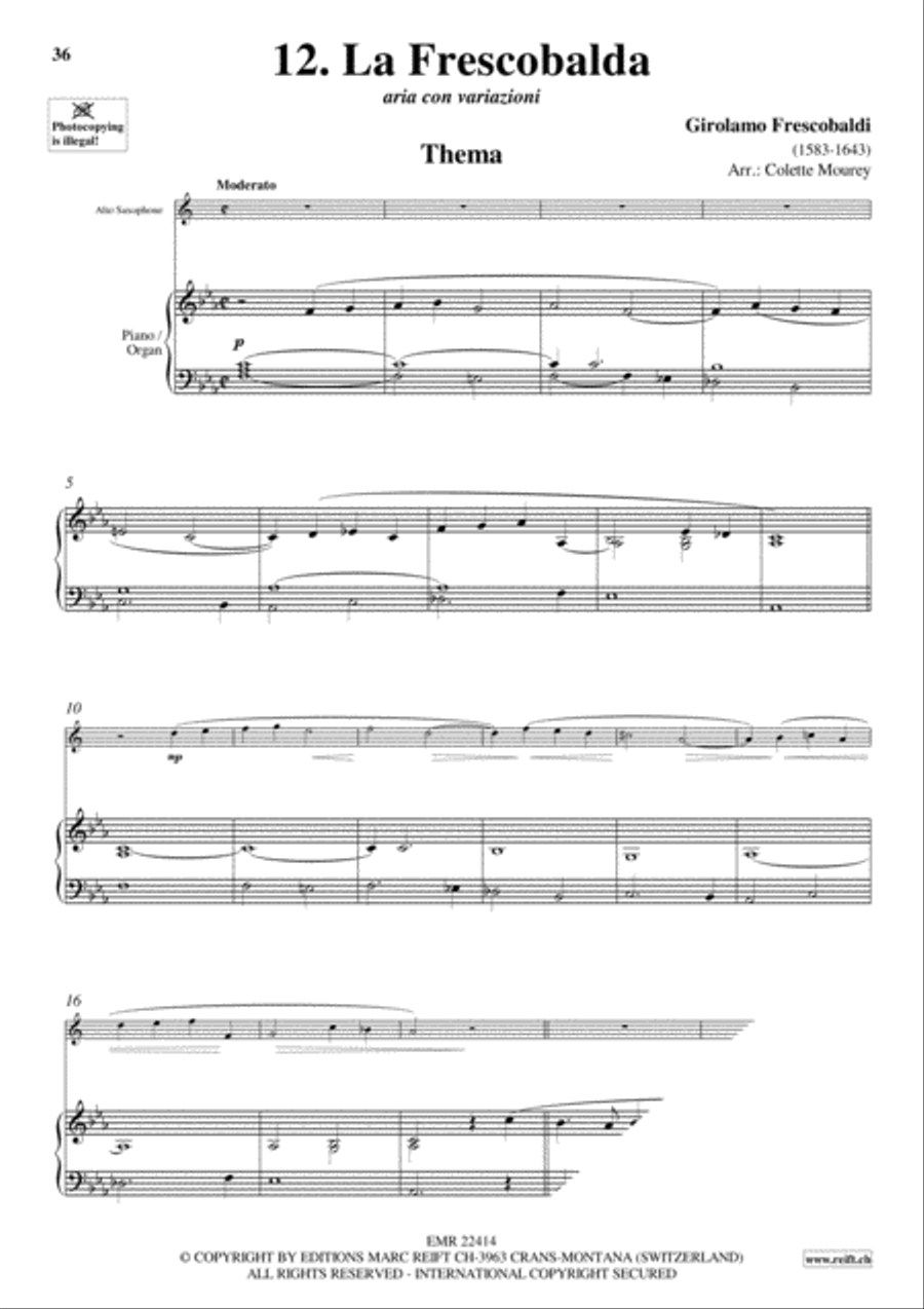 20 Greatest Arias Alto Saxophone scores gallery preview page 14