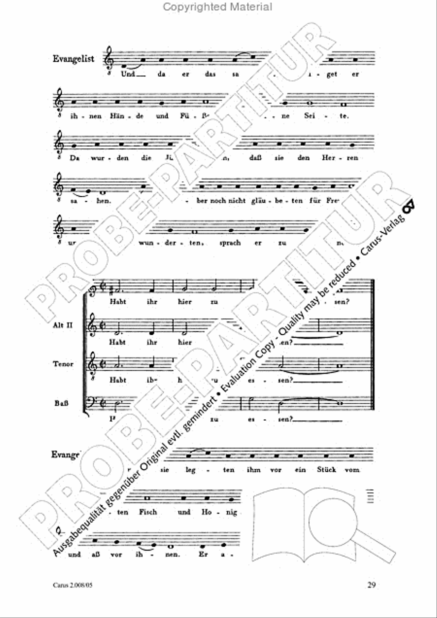 Auferstehungs-Historie SSAATB scores gallery preview page 30