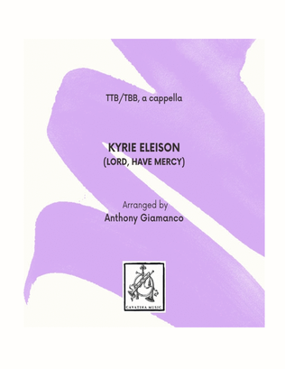 Book cover for KYRIE ELEISON (TTB/TBB, a cappella)