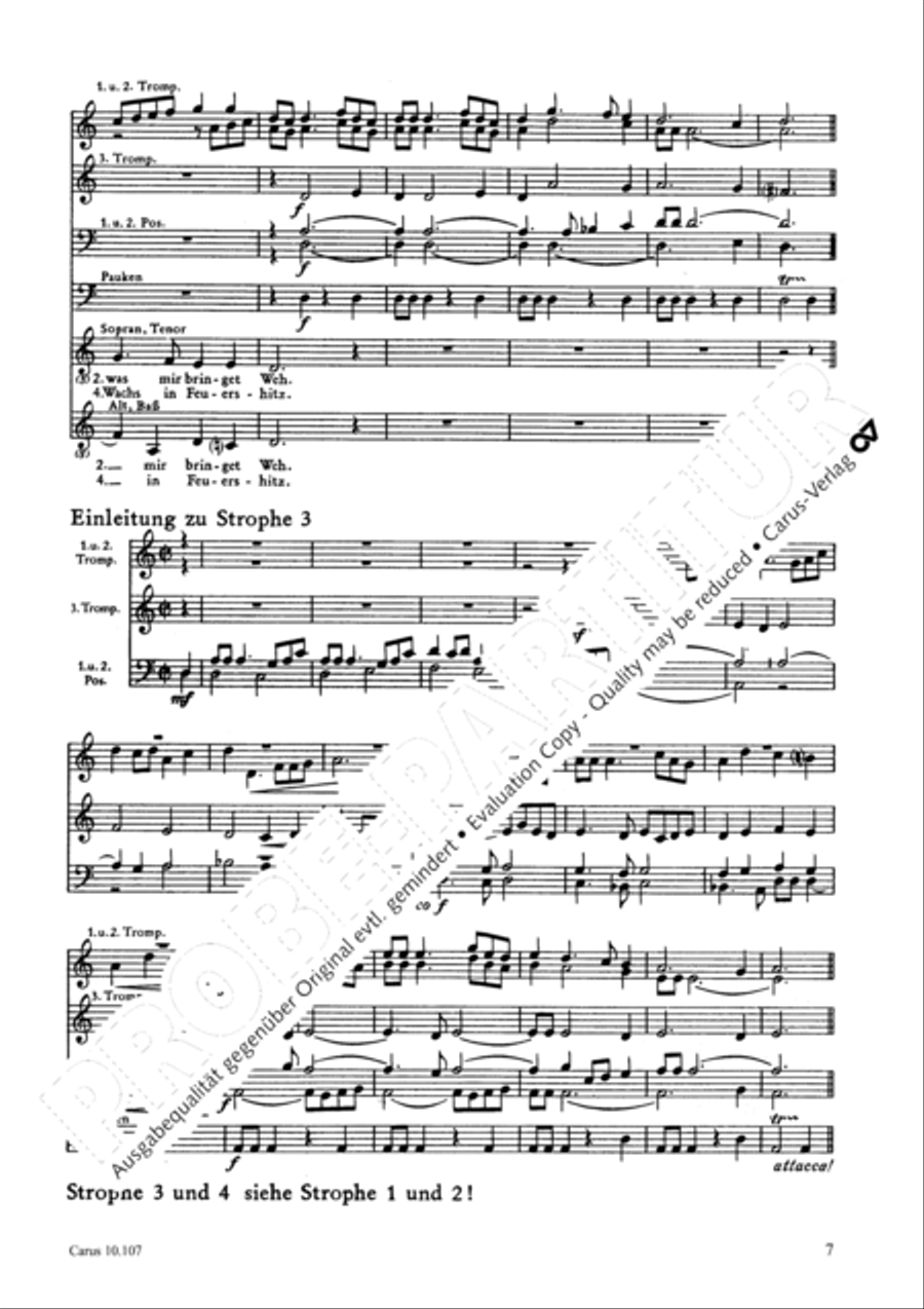 Ist Gott fur mich 4-Part scores gallery preview page 8