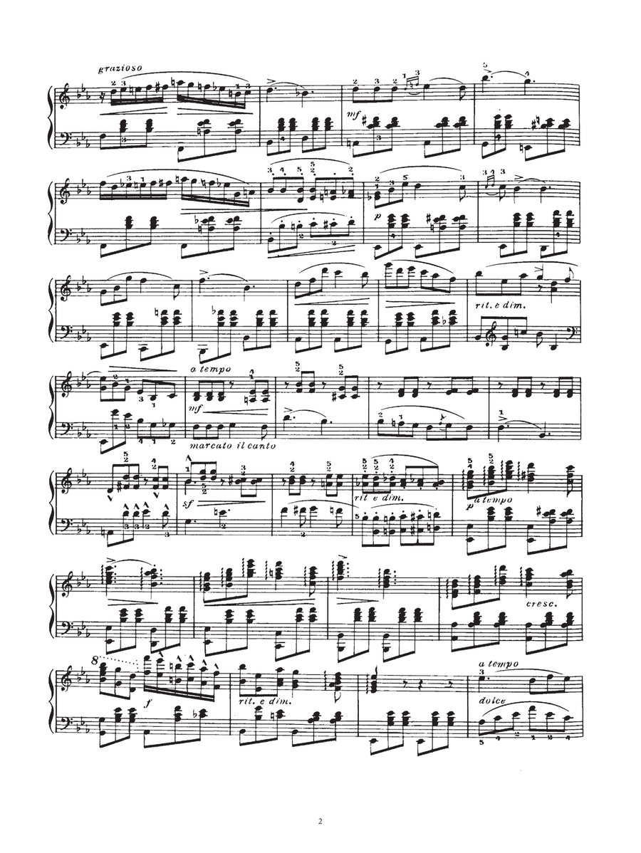The Dying Poet (Meditation) Piano Solo scores gallery preview page 2