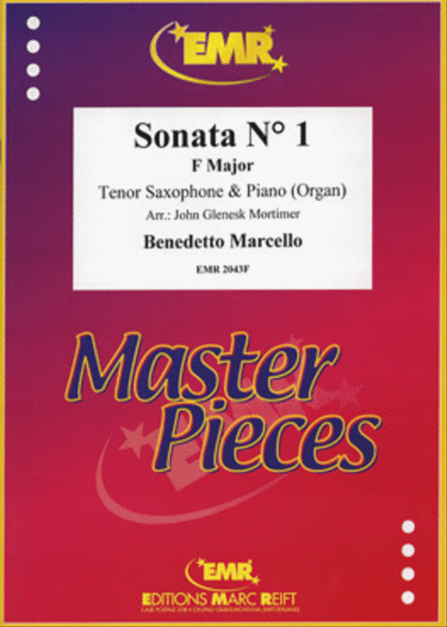 Sonata No. 1 in F Major Sonata No. 1 in F Major Tenor Saxophone scores gallery preview page 1