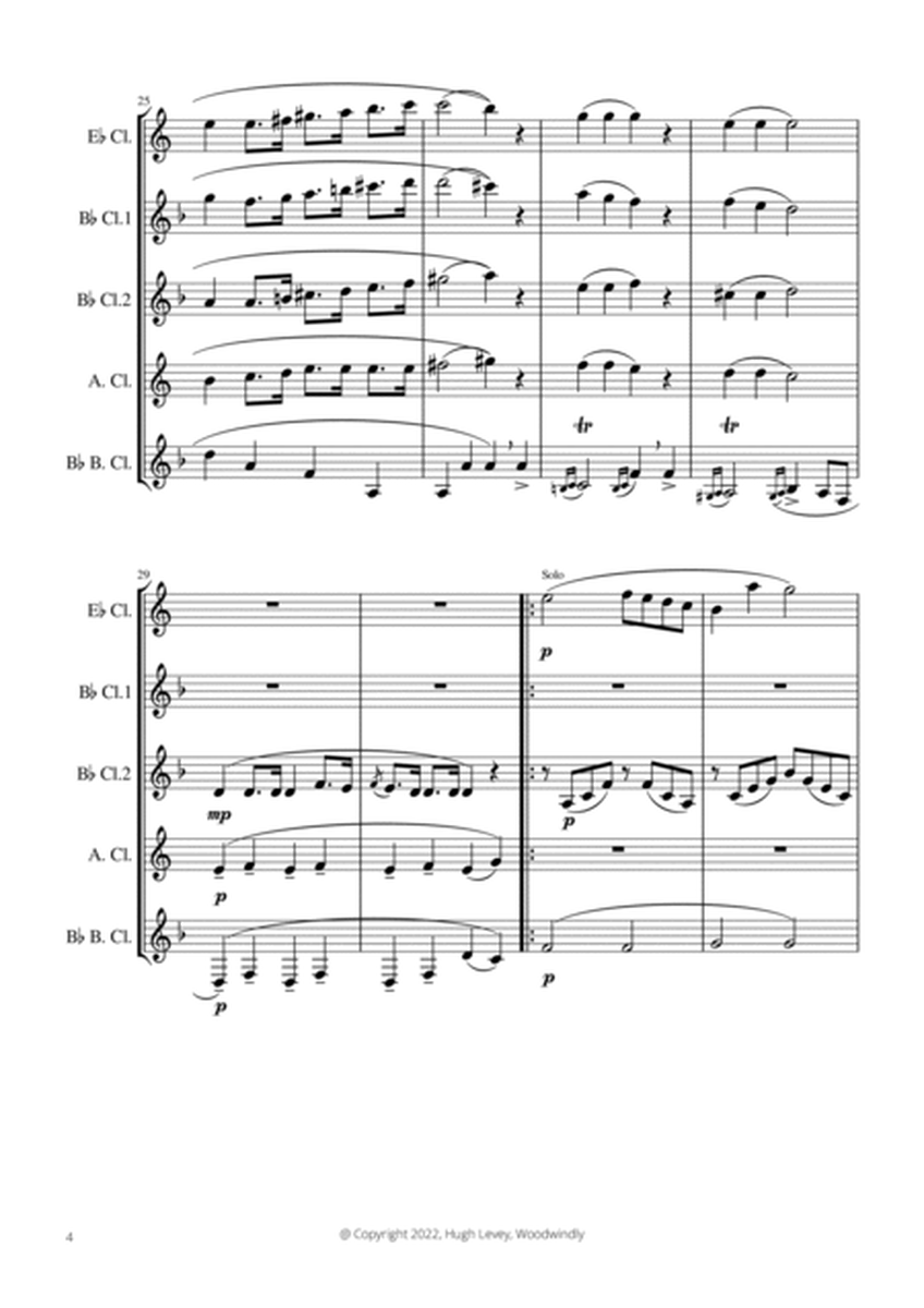Marche Funèbre (Funeral March) from Piano Sonata No. 2 in Bb Minor Opus 35 (Clarinet Quintet) image number null
