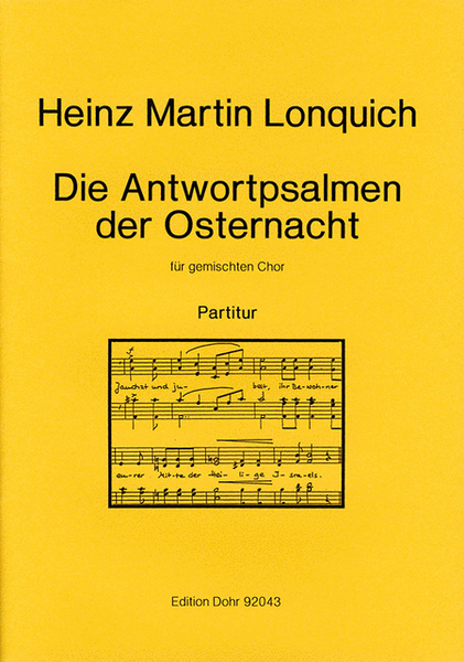 Die Antwortpsalmen der Osternacht für gemischten Chor und Gemeinde (1991)
