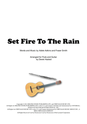 Book cover for Set Fire To The Rain
