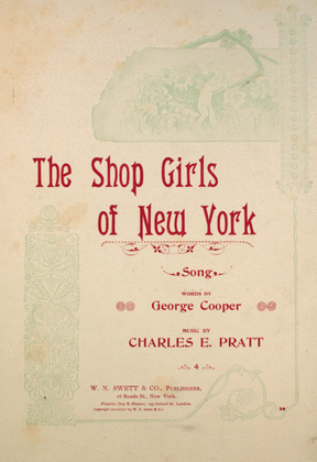 The Shop Girls of New York. Song