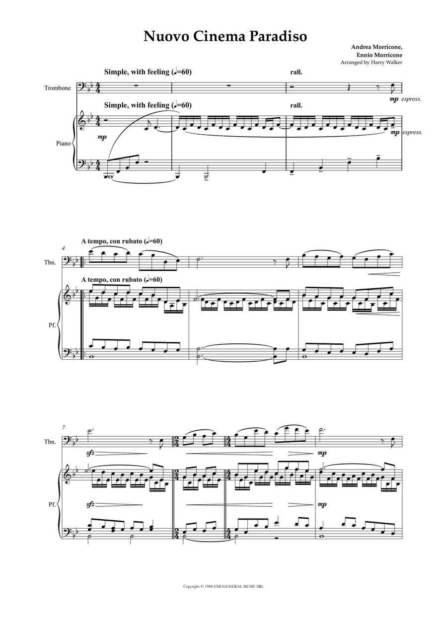 Nuovo Cinema Paradiso Nuovo Cinema Paradiso Piano scores gallery preview page 3
