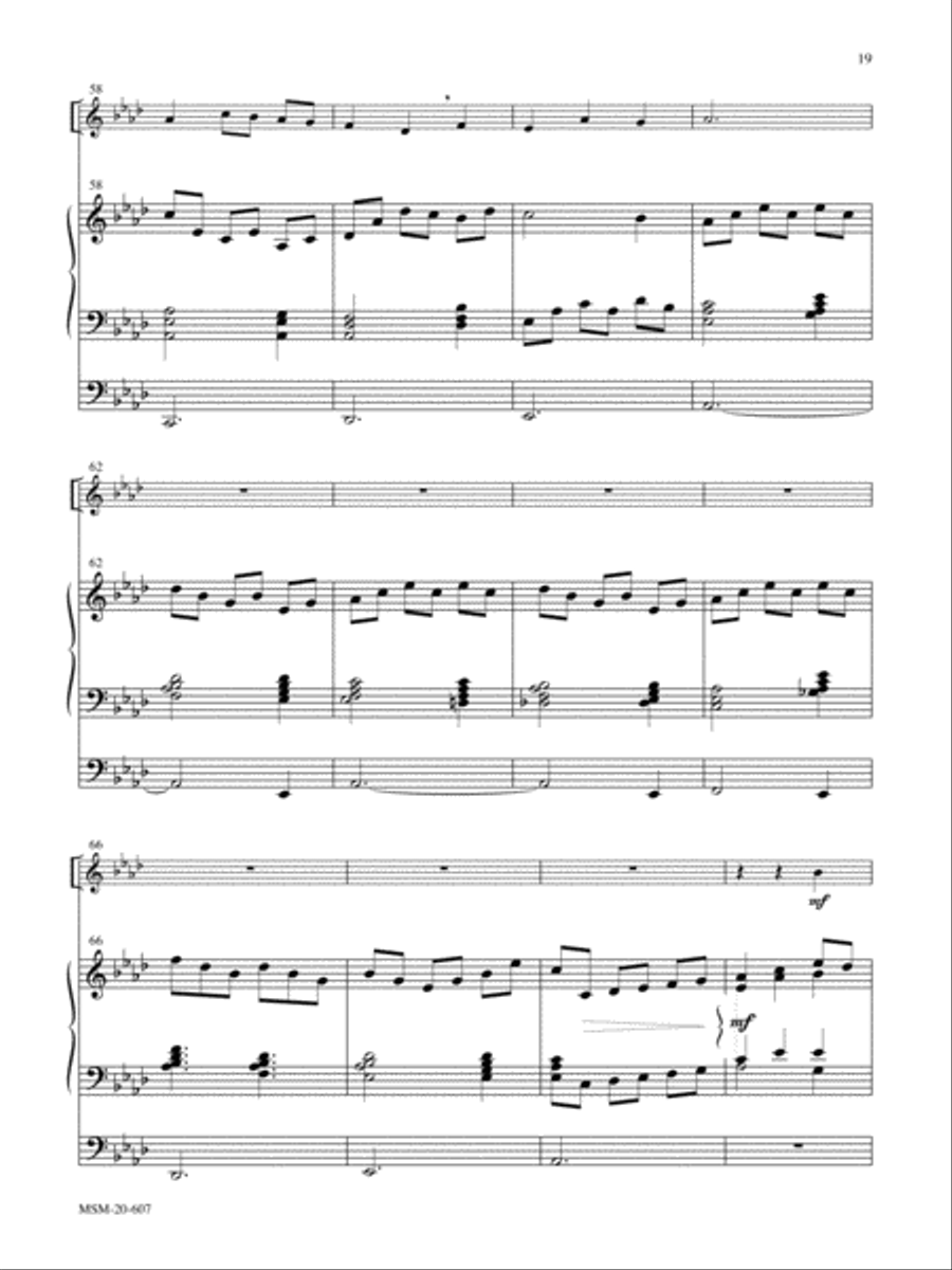 Let All Things Now Living Trumpet scores gallery preview page 6