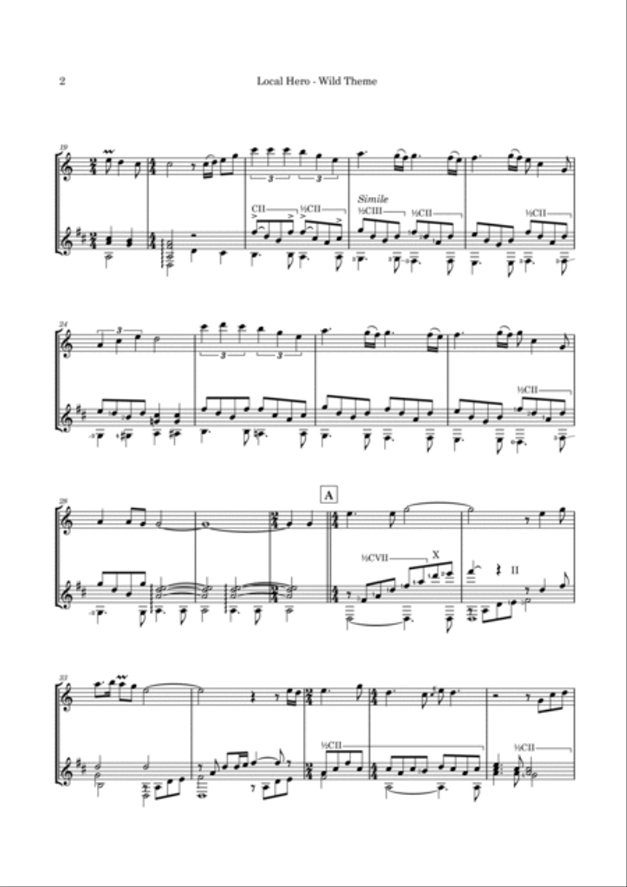 Local Hero - Wild Theme Alto Saxophone scores gallery preview page 5