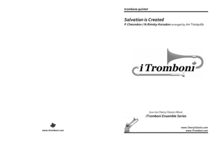Book cover for Salvation is Created for Trombone Quintet