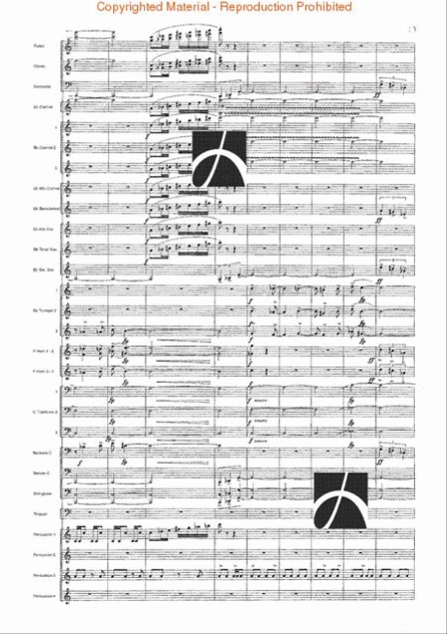 Spartacus Concert Band scores gallery preview page 14