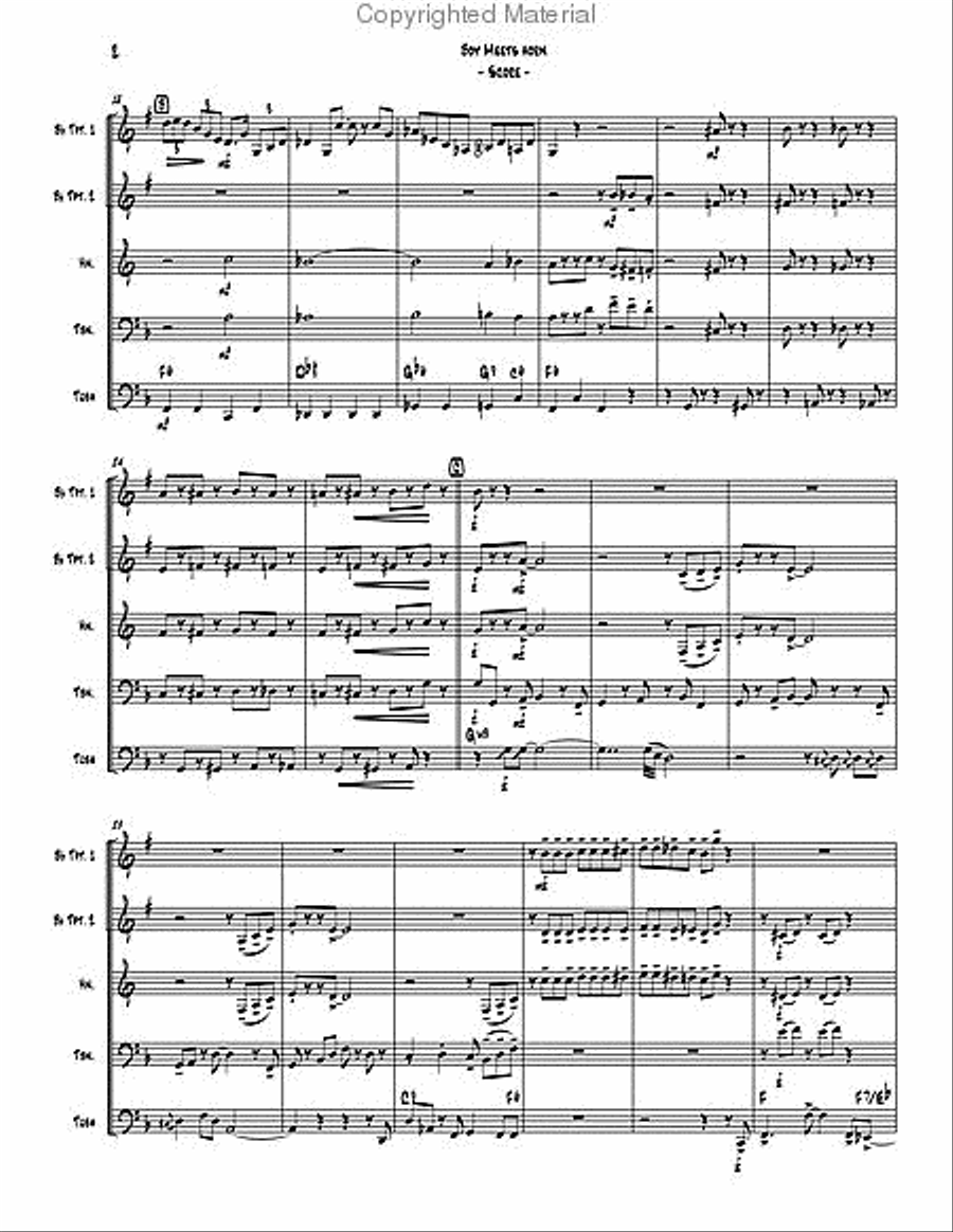 Boy Meets Horn Brass Quintet scores gallery preview page 3