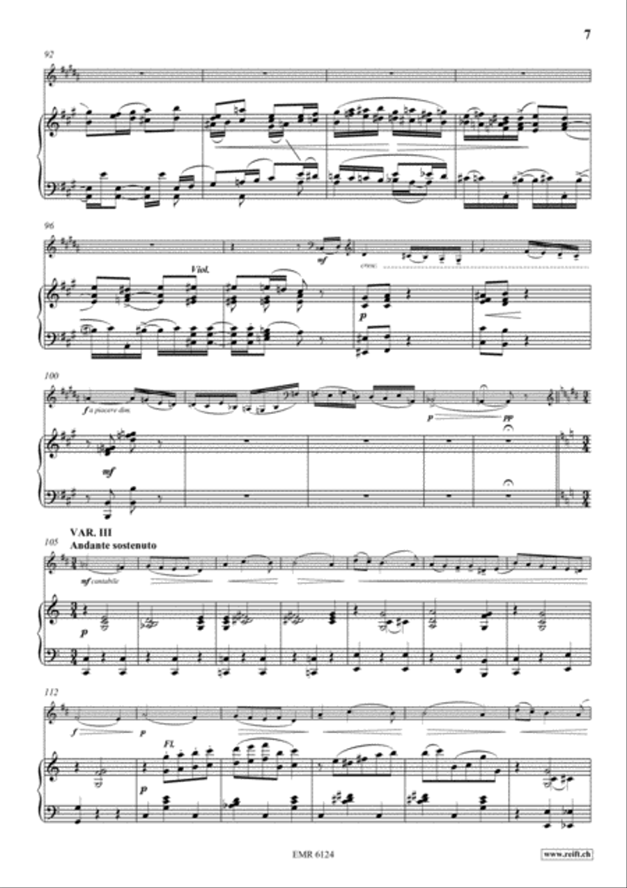 Variations On A Rococo Theme Flugelhorn scores gallery preview page 8