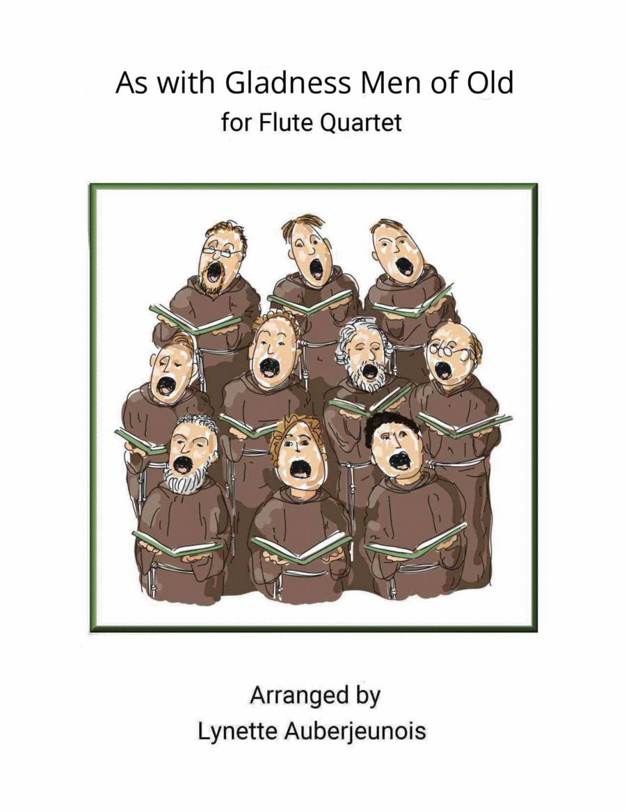 As with Gladness Men of Old - Flute Quartet image number null