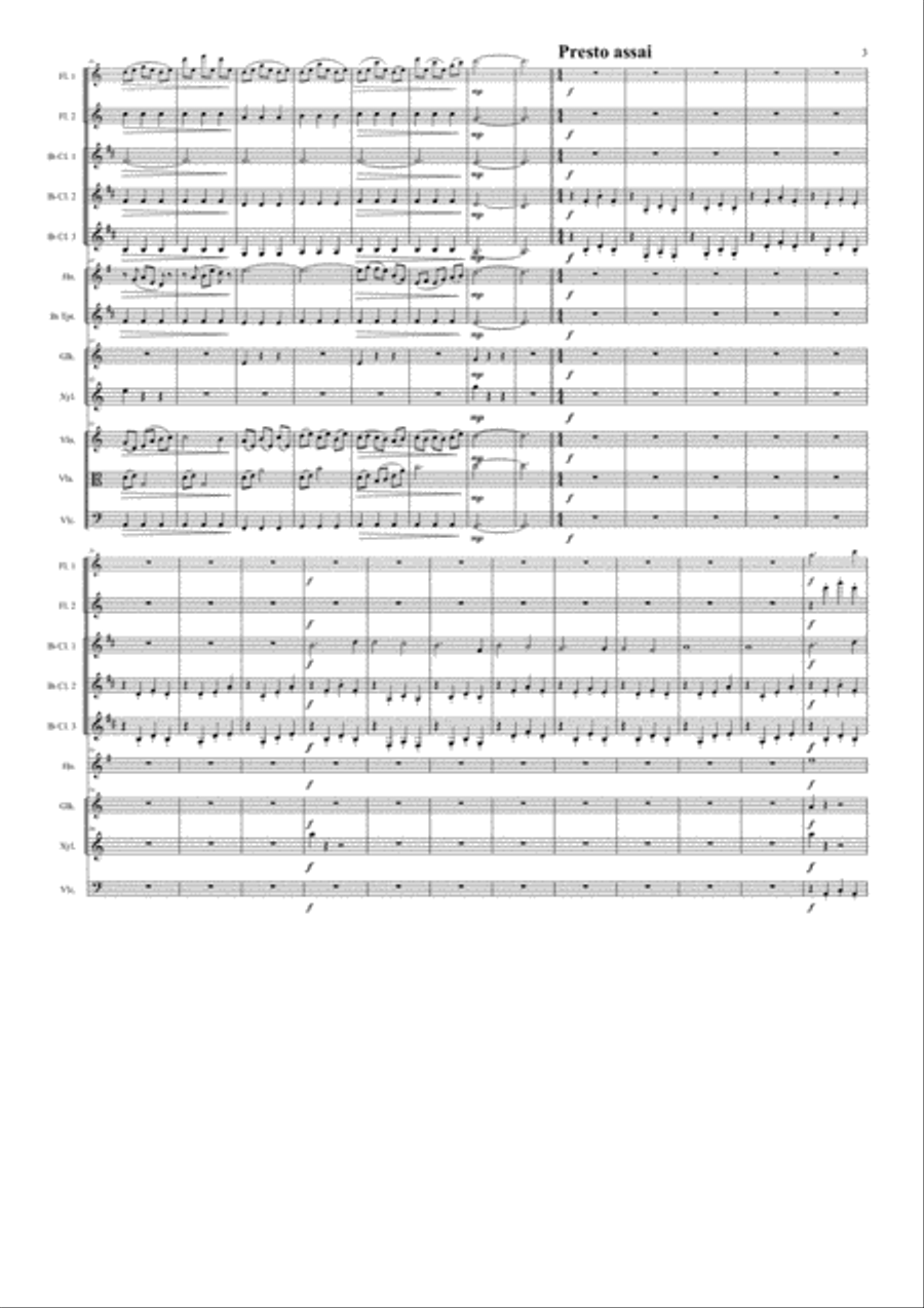 Idleness and Activity, op. 5 Chamber Orchestra scores gallery preview page 5