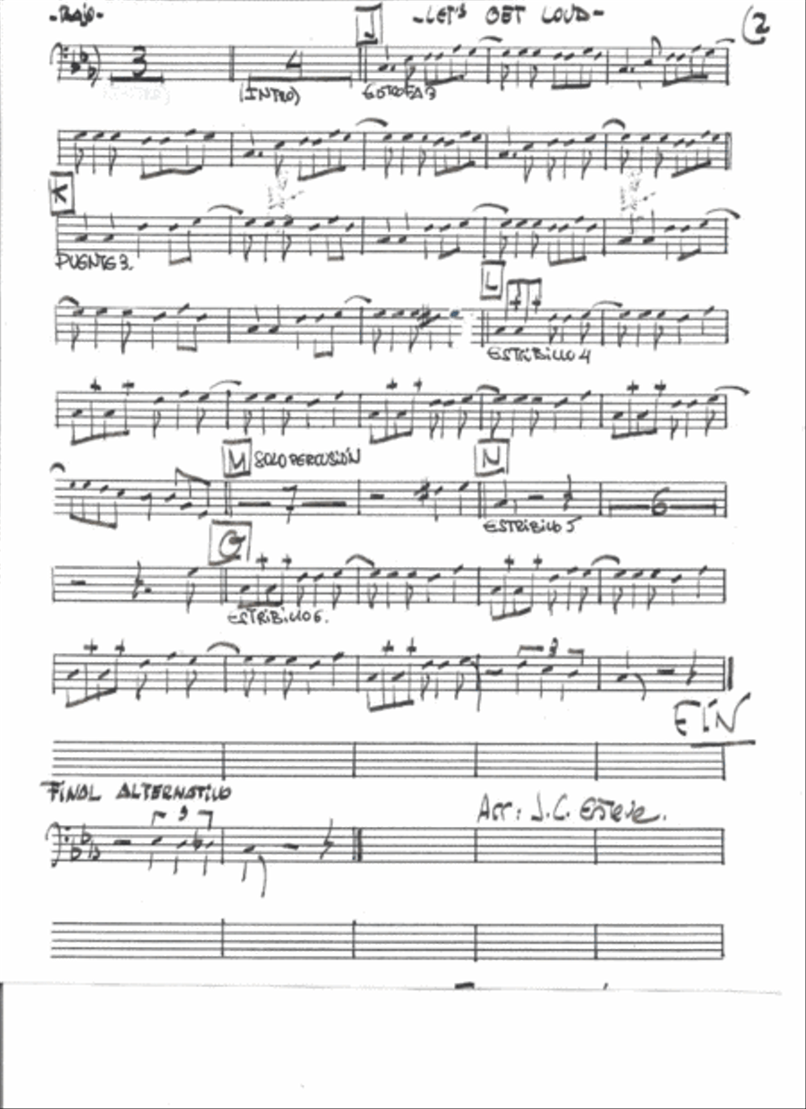 Let's Get Loud Tenor Saxophone scores gallery preview page 4