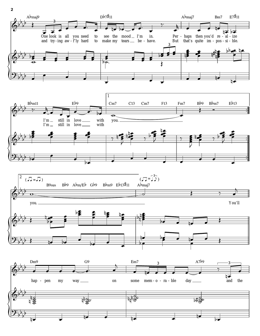 If You Could See Me Now If You Could See Me Now Piano, Vocal scores gallery preview page 2