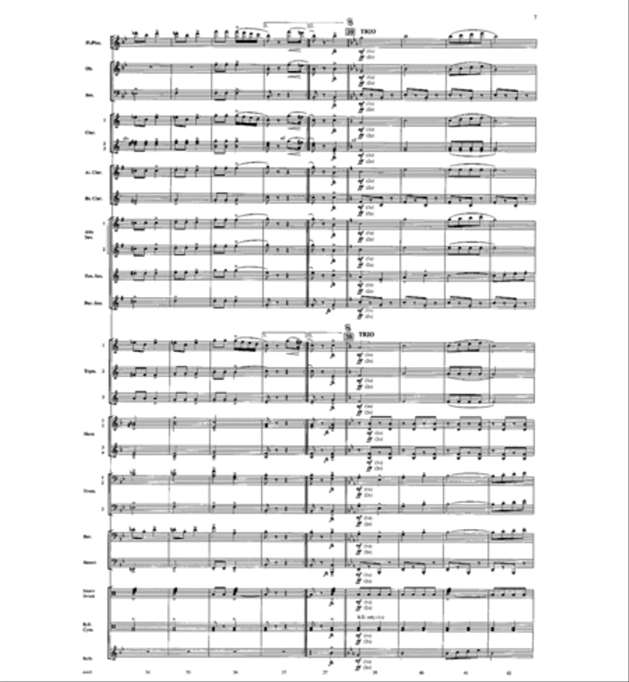 Circus Days Concert Band scores gallery preview page 6