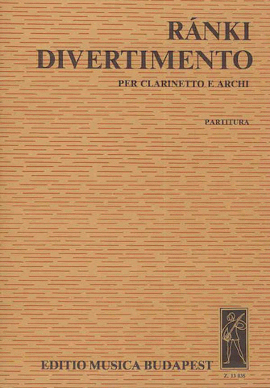 Divertimento Clarinet scores gallery preview page 1