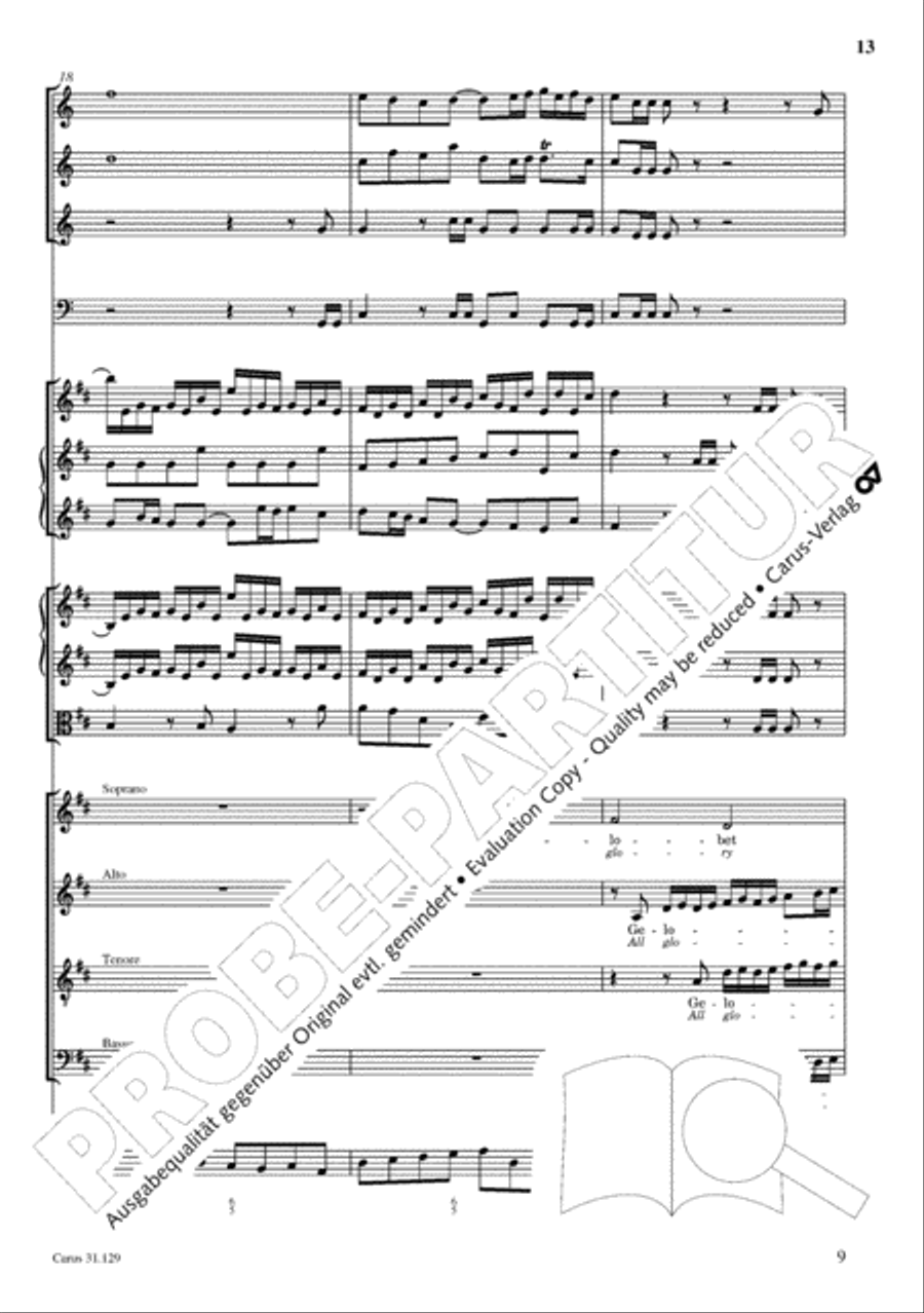 The Complete Sacred Vocal Works (Das geistliche Vokalwerk) Voice scores gallery preview page 14