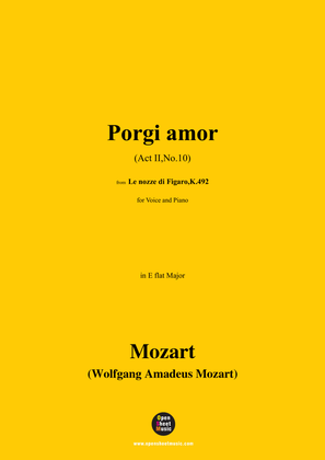 Book cover for W. A. Mozart-Porgi amor(Act II,No.10),in E flat Major