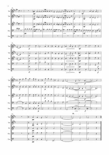 Anton Bruckner - Locus iste (Brass Quintet) image number null