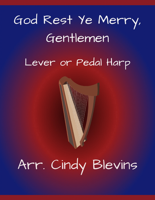Book cover for God Rest Ye Merry, Gentlemen, for Lever or Pedal Harp