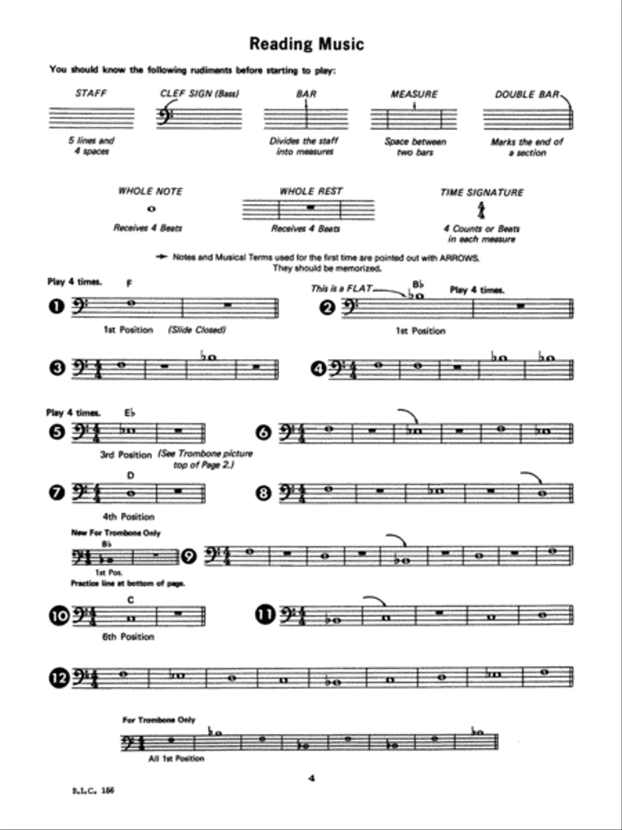 Student Instrumental Course Trombone Student Baritone Horn scores gallery preview page 3